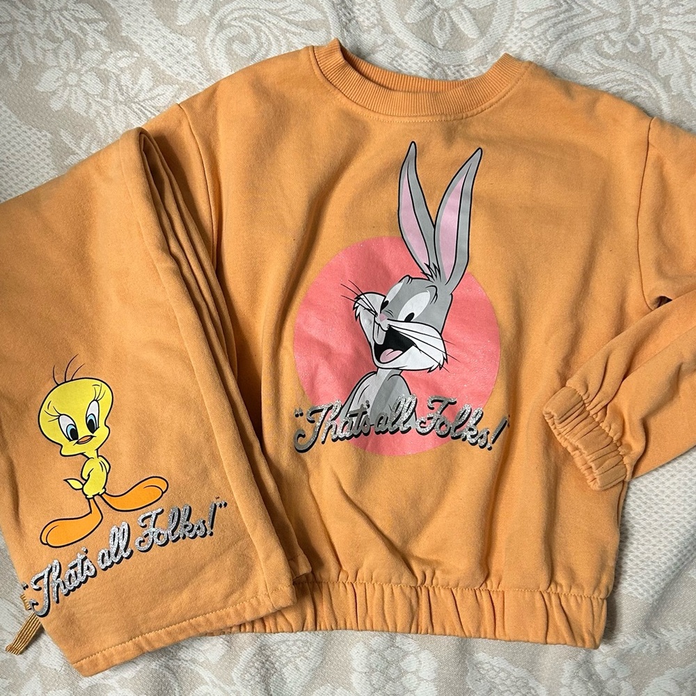 H&M Kids Orange Looney Tunes Set